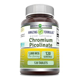 Amazing Nutrition Chromium Picolinate 1000 Mcg supplement front view