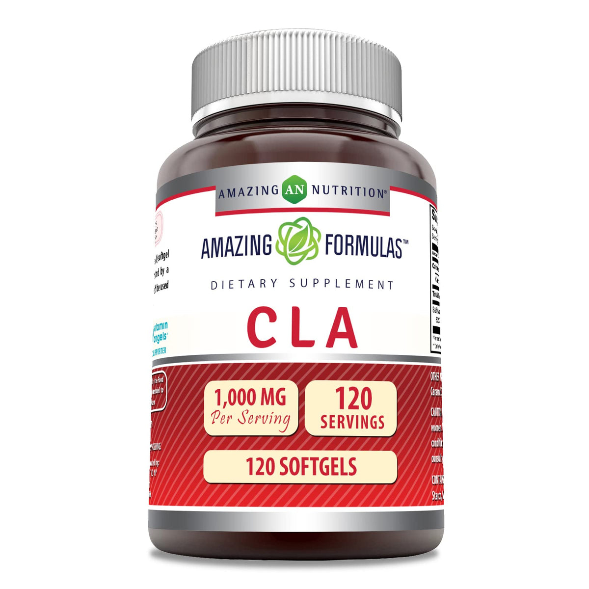 Amazing Nutrition CLA Amino Acid Supplement 1000mg front view