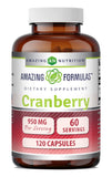 Amazing Nutrition Cranberry Extract Supplement 950mg front view