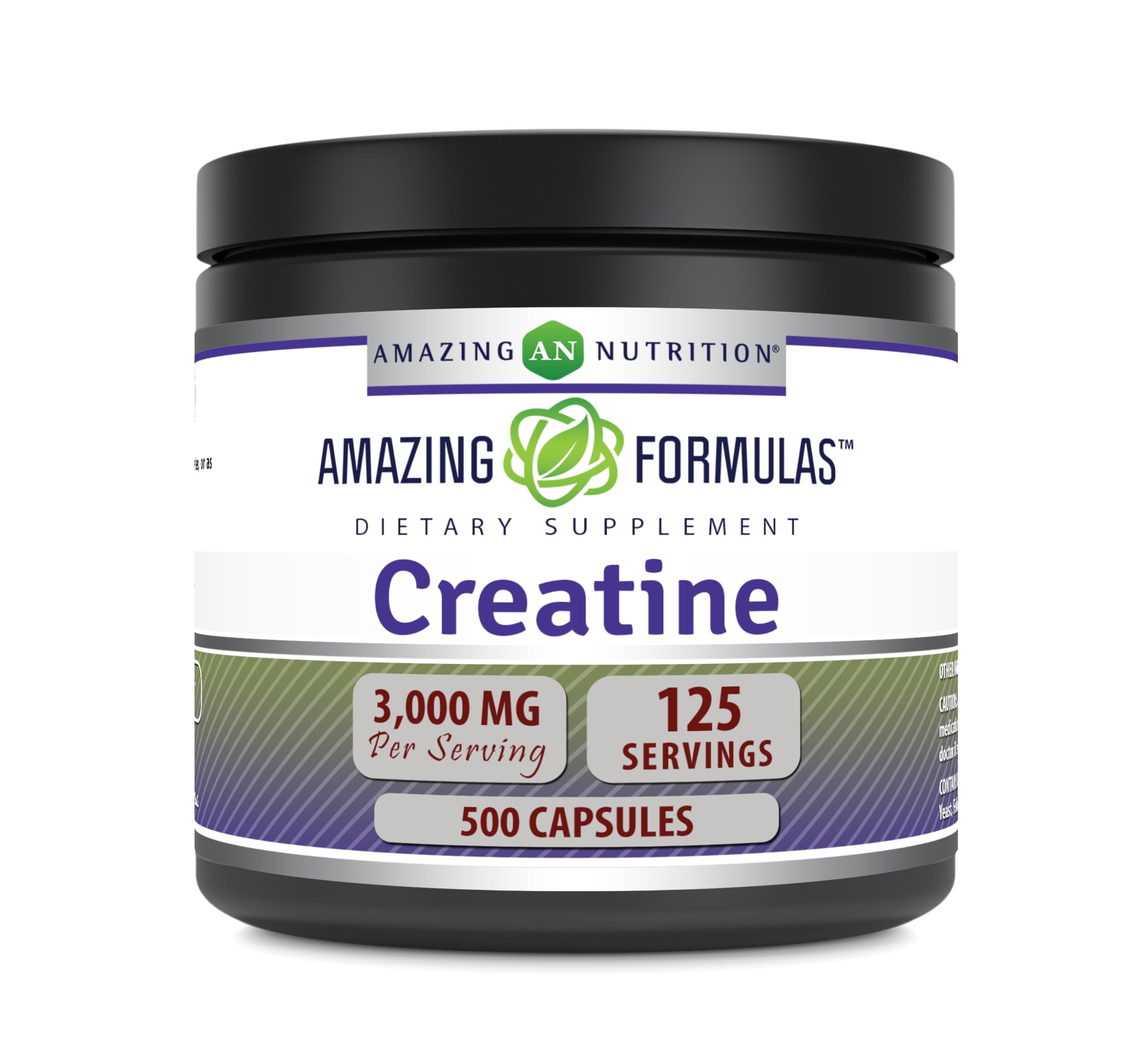 Amazing Nutrition Creatine Monohydrate 3000 mg front view