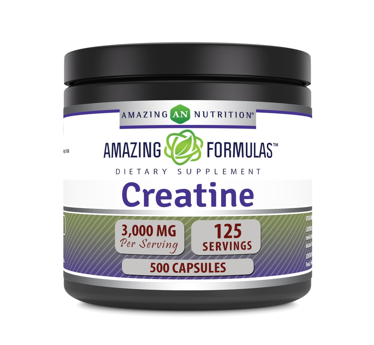 Amazing Nutrition Creatine Monohydrate 3000 mg front view