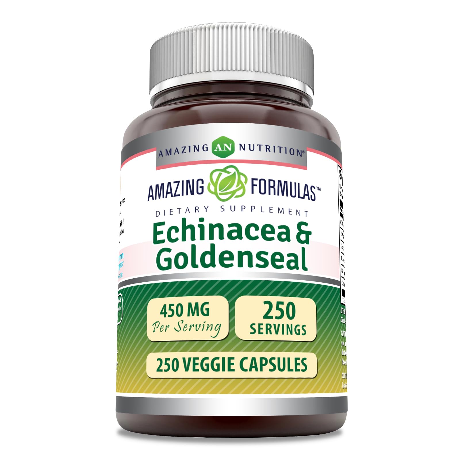 Amazing Nutrition Echinacea Supplement front view with packaging