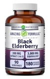 Amazing Nutrition Elderberry Supplement 300 mg front view