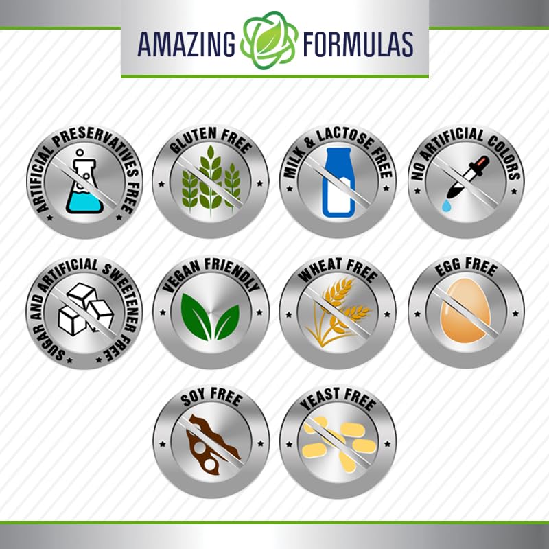 Amazing Nutrition Ginkgo Biloba 60 Mg Supplement bottle with measuring spoon