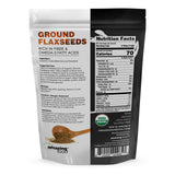 Amazing Nutrition Ground Flaxseed Powder 454g packaging details