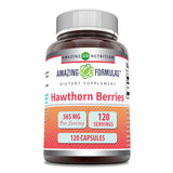 Amazing Nutrition Hawthorn Berries 565mg capsules front view