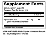 Amazing Nutrition Hyaluronic Acid Supplement bottle side view