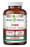 Amazing Nutrition Iron Supplement 130mg Ferrous Sulfate bottle front view