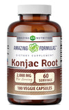 Amazing Nutrition Konjac Root Supplement 2000mg bottle front view