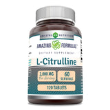 Amazing Nutrition L Citrulline 2000mg 120 Tablets front view