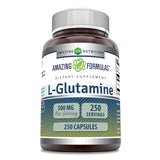 Amazing Nutrition L-Glutamine 500mg supplement bottle front view