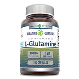 Amazing Nutrition L-Glutamine 800 Mg Supplement front view