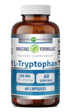 Amazing Nutrition L-Tryptophan Supplement 500mg 60 Capsules front view