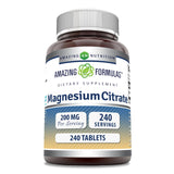 Amazing Nutrition Magnesium Citrate Supplement 200mg front view
