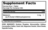 Amazing Nutrition Melatonin 5 Mg Tablets side view