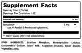 Amazing Nutrition Melatonin 5mg Supplement bottle with dosage information