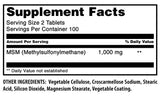 Amazing Nutrition MSM Supplement 2000mg bottle with label