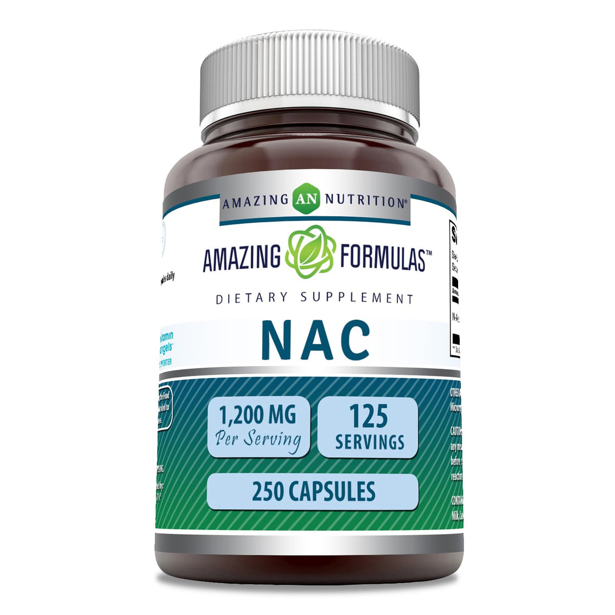 Amazing Nutrition NAC 600mg Supplement front view