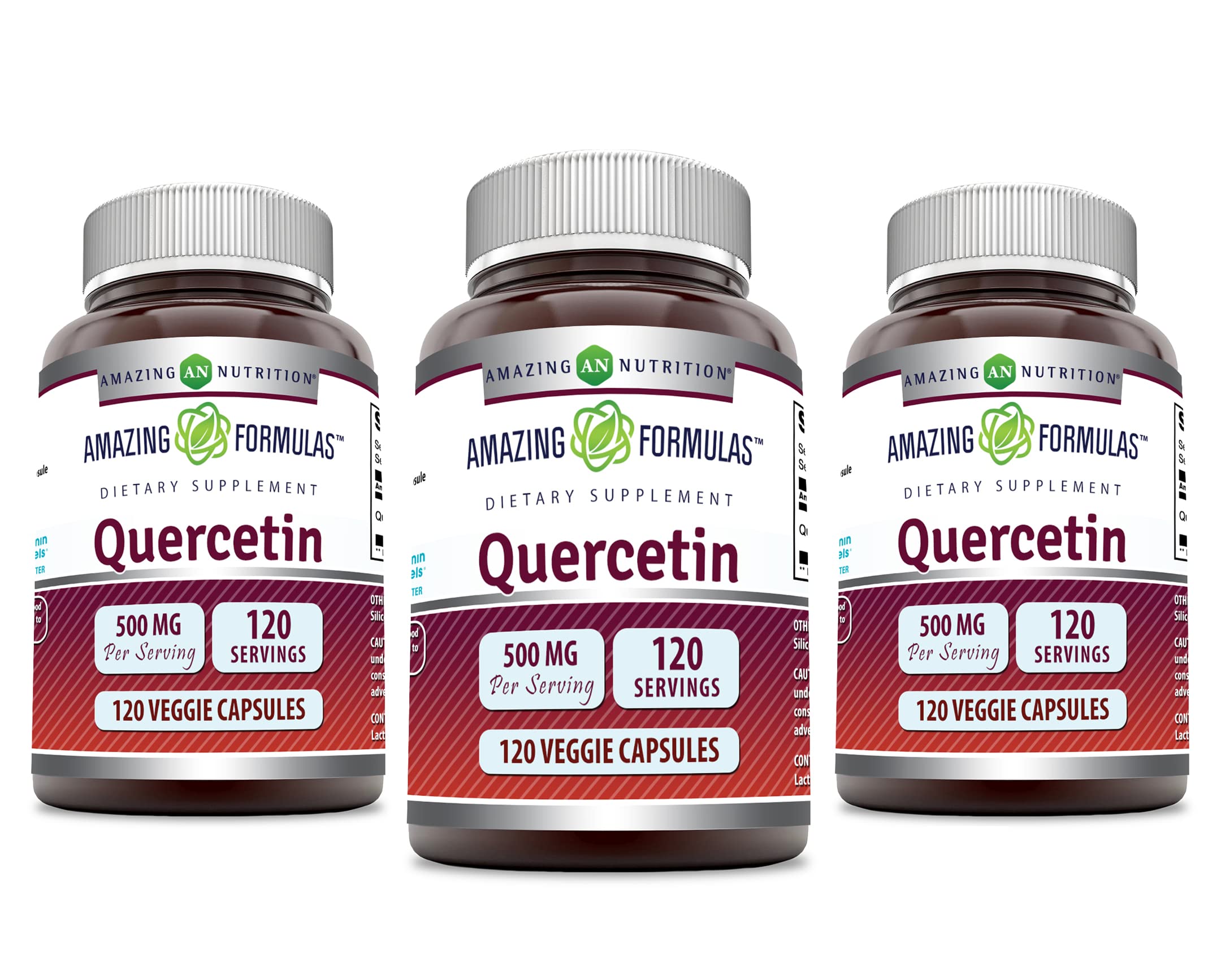 Amazing Nutrition Quercetin 500 Mg Supplement front view