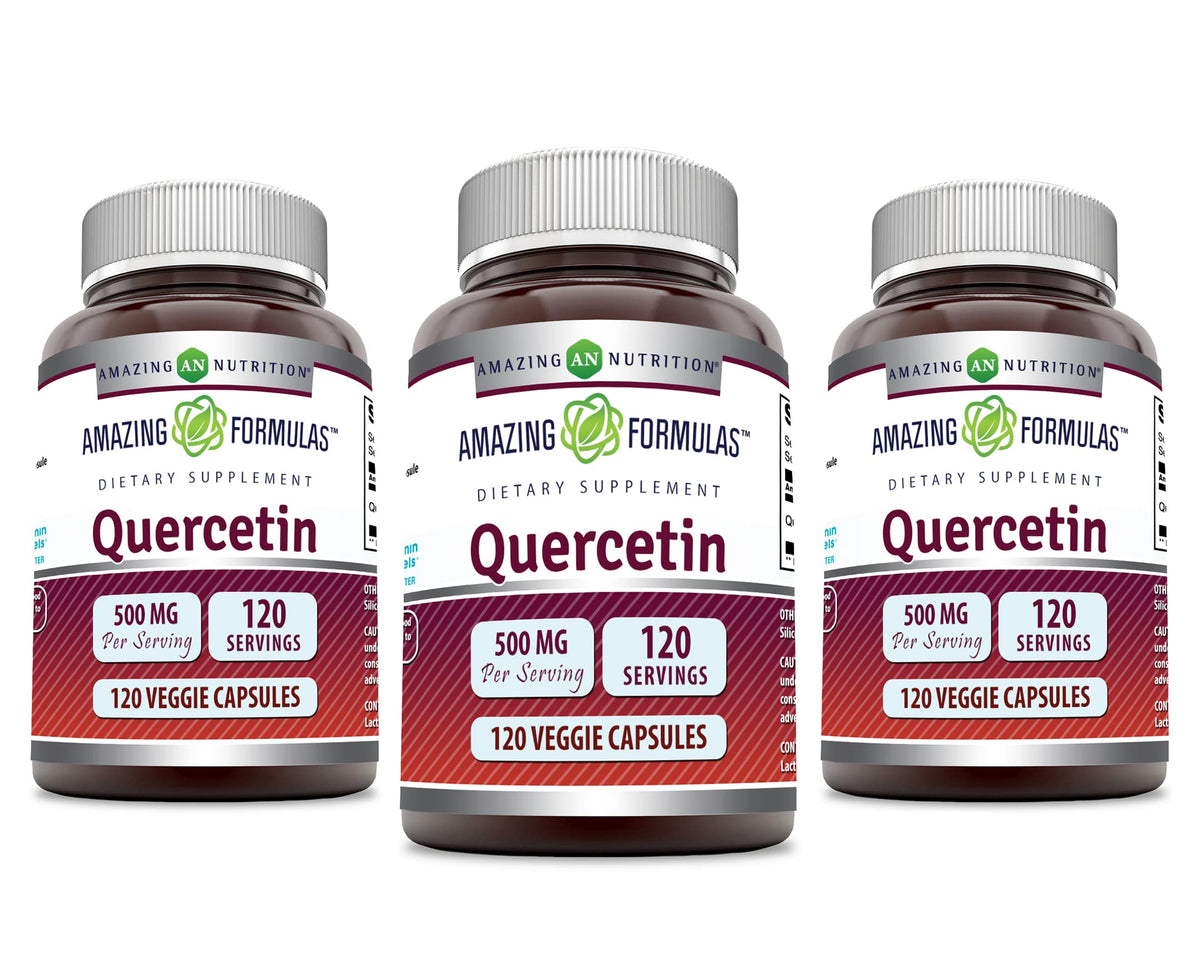 Amazing Nutrition Quercetin 500 Mg Supplement front view