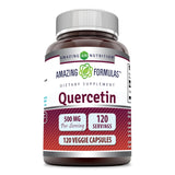 Amazing Nutrition Quercetin 500mg supplement bottle front view