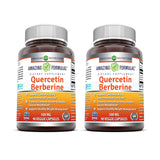 Amazing Nutrition Quercetin Berberine Supplement 500 mg front view