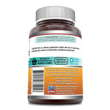 Amazing Nutrition Riboflavin (Vitamin B2) 100mg capsules bottle side view