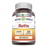Amazing Nutrition Rutin Supplement 500mg front view