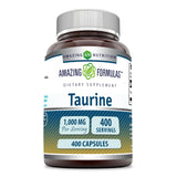 Amazing Nutrition Taurine 1000 Mg Supplement front view with packaging