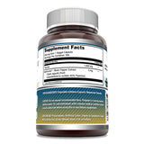Amazing Nutrition Taurine 1000 Mg with Bioperine supplement bottle back view