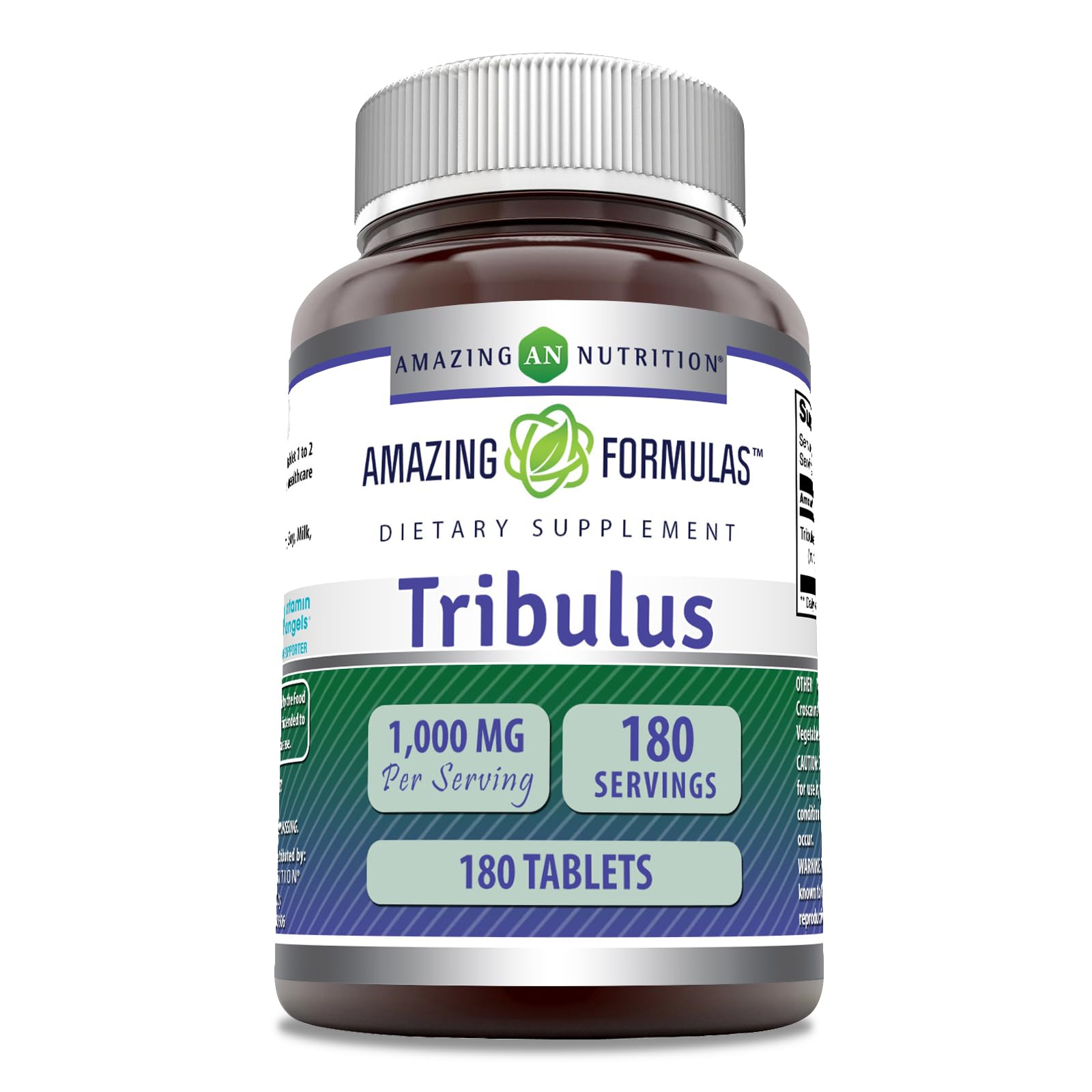 Amazing Nutrition Tribulus 1000 Mg Supplement bottle front view