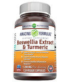 Amazing Nutrition Turmeric Supplement 1200mg Boswellia Extract front view