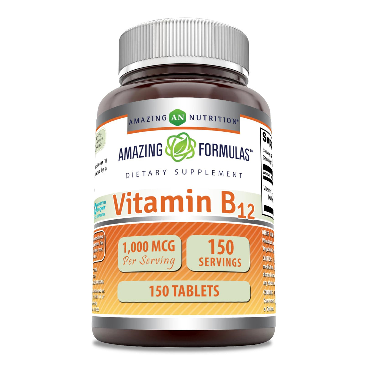 Amazing Nutrition Vitamin B12 Supplement 1000 Mcg front view