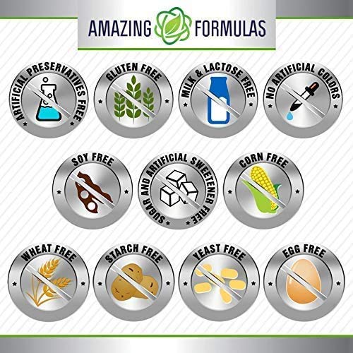 Amazing Nutrition Vitamin B6 Pyridoxine 250 Tablets bottle with cap open