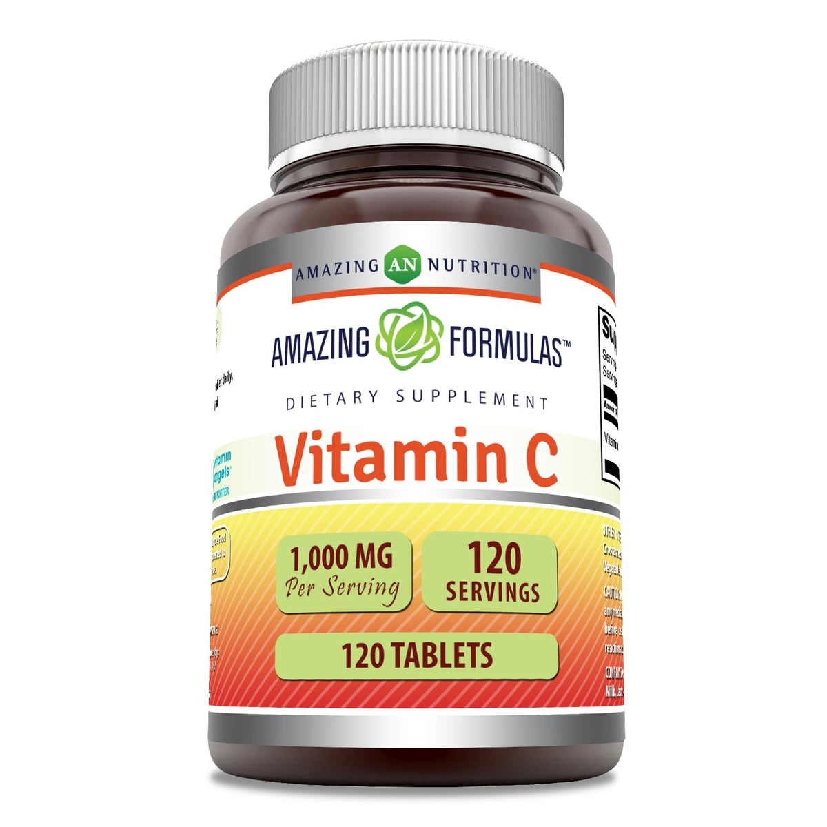 Amazing Nutrition Vitamin C 1000 Mg Supplement front view