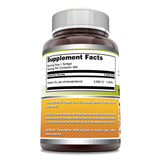 Amazing Nutrition Vitamin D3 5000 IU softgels bottle side view