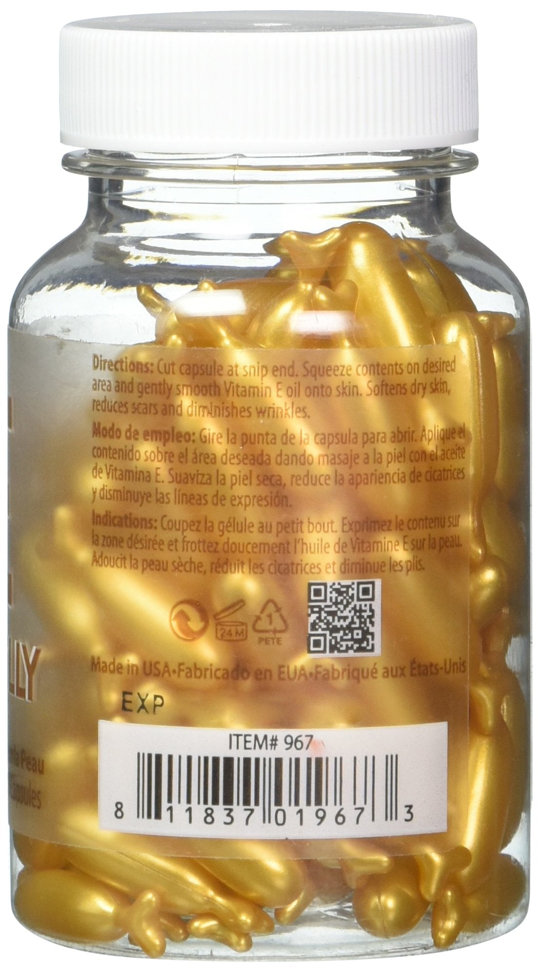 Amazing Shine Soothing Serum Capsules packaging with details