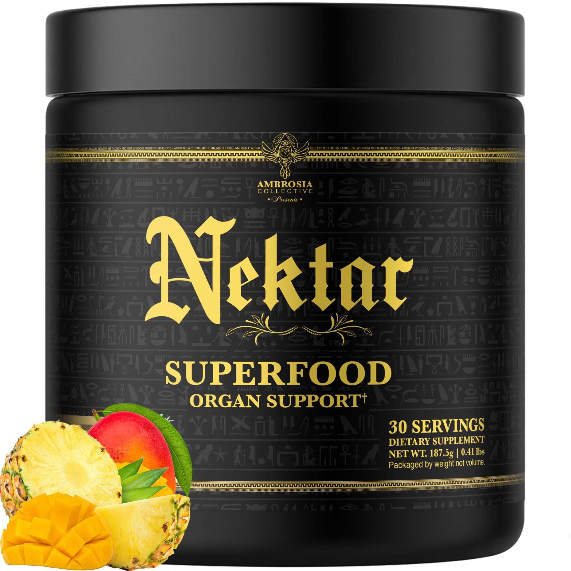 Ambrosia Nektar Superfood Powder 163g front view