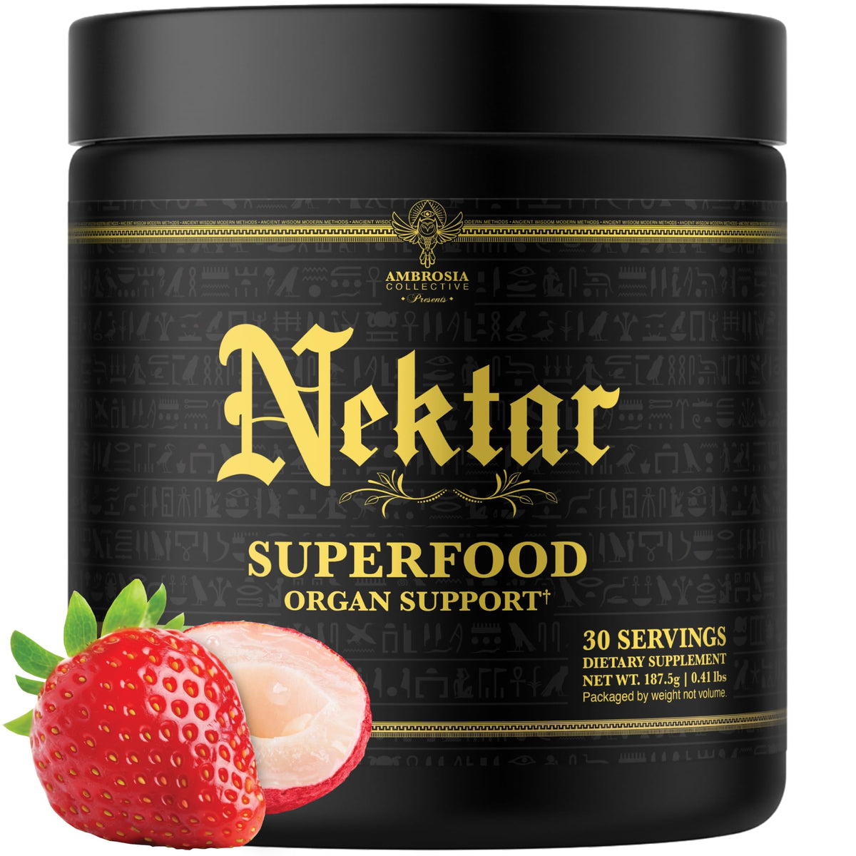 Ambrosia Nektar Superfood Powder 200g front view