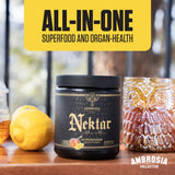 Ambrosia Nektar Superfood Powder close-up of texture