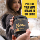 Ambrosia Nektar Superfood Powder mixed drink
