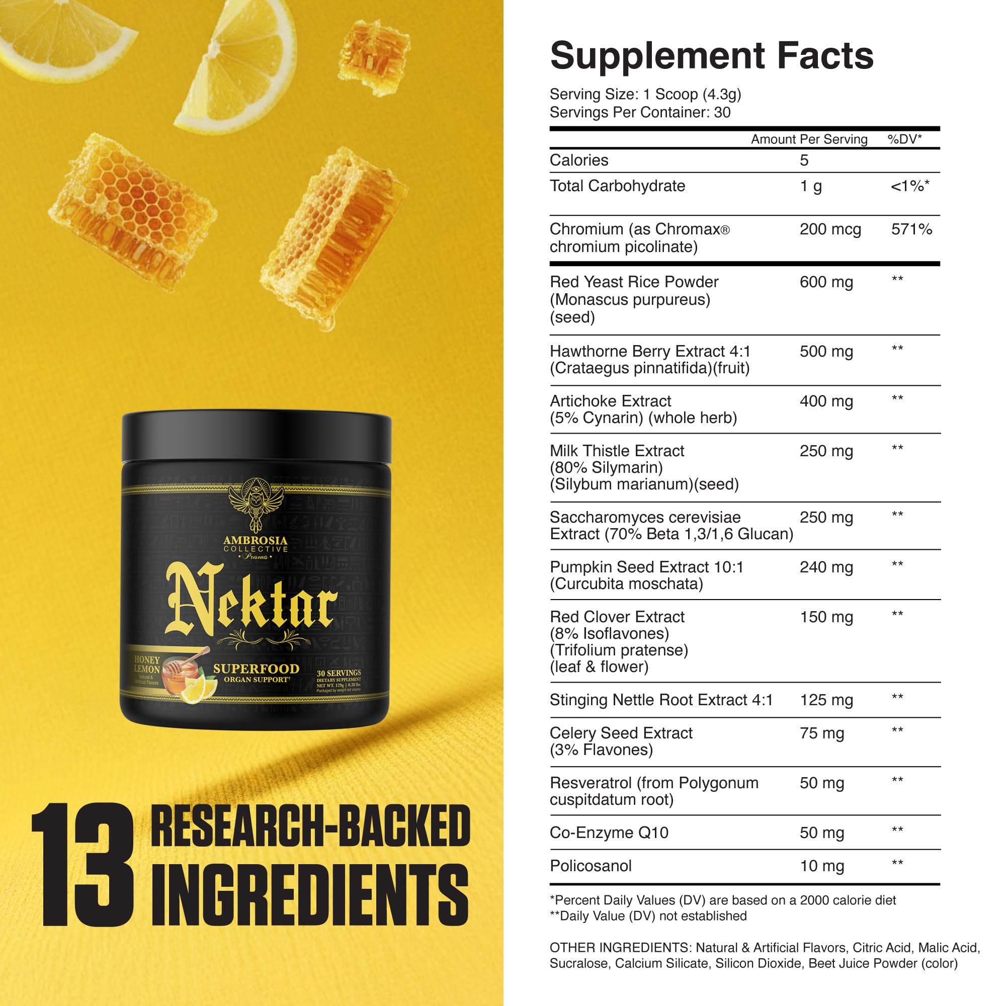 Ambrosia Nektar Superfood Powder mixed in a shaker