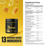 Ambrosia Nektar Superfood Powder mixed in a shaker