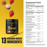 Ambrosia Nektar Superfood Powder mixed in a shaker
