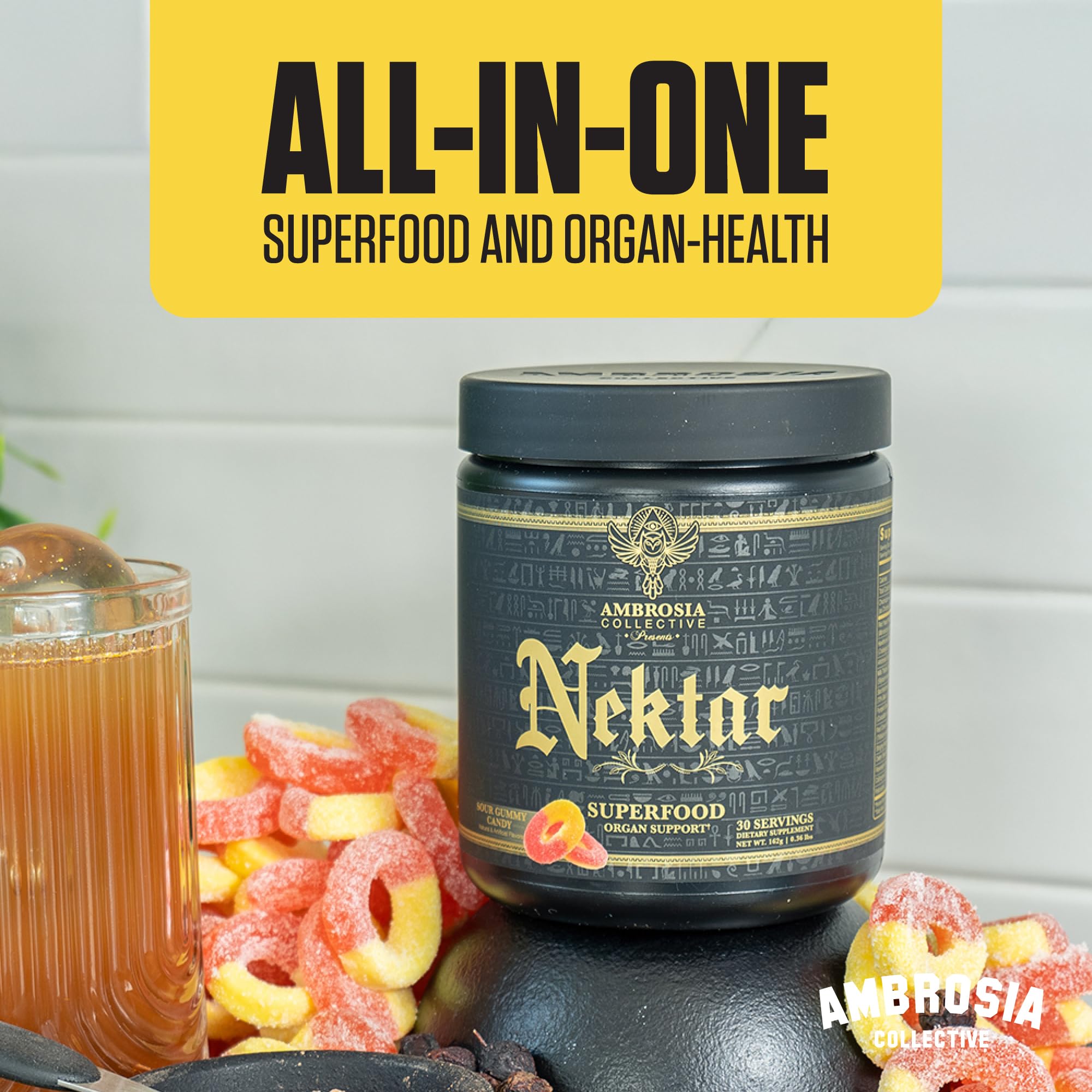 Ambrosia Nektar Superfood Powder Pineapple Mango flavour