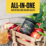 Ambrosia Nektar Superfood Powder side view