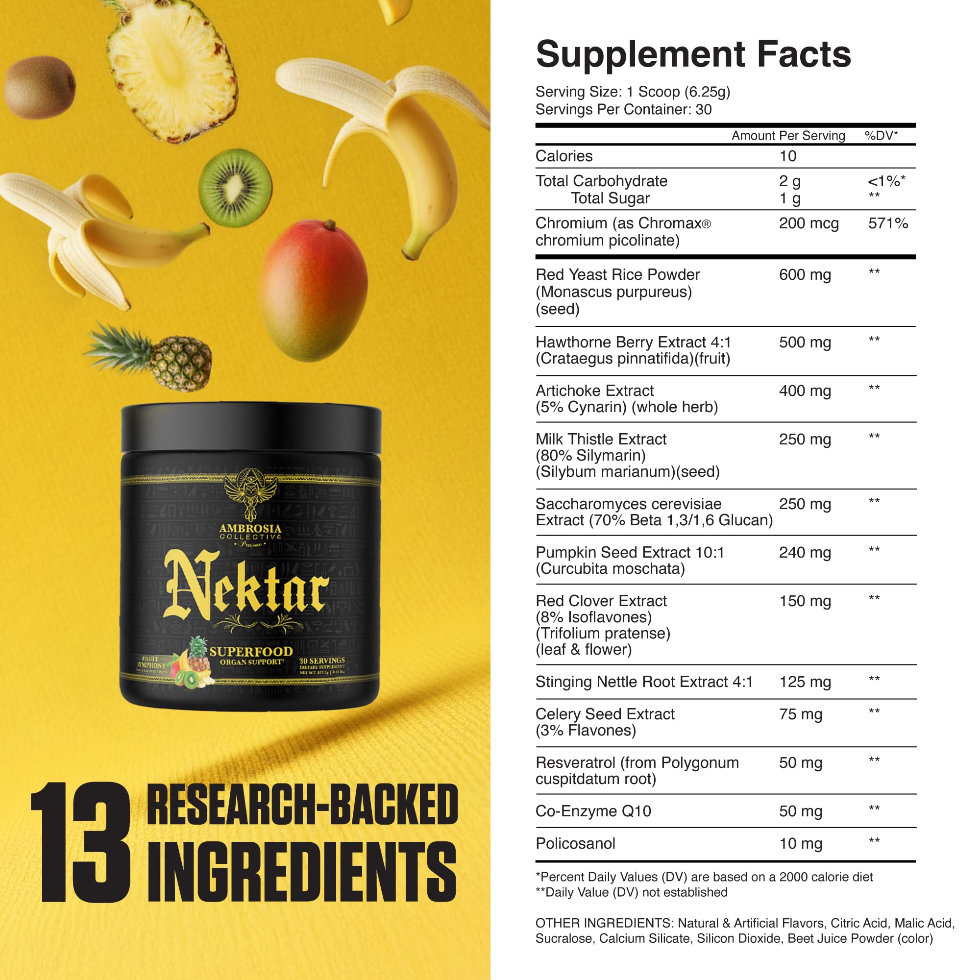 Ambrosia Nektar Superfood Powder Strawberry Lychee flavour