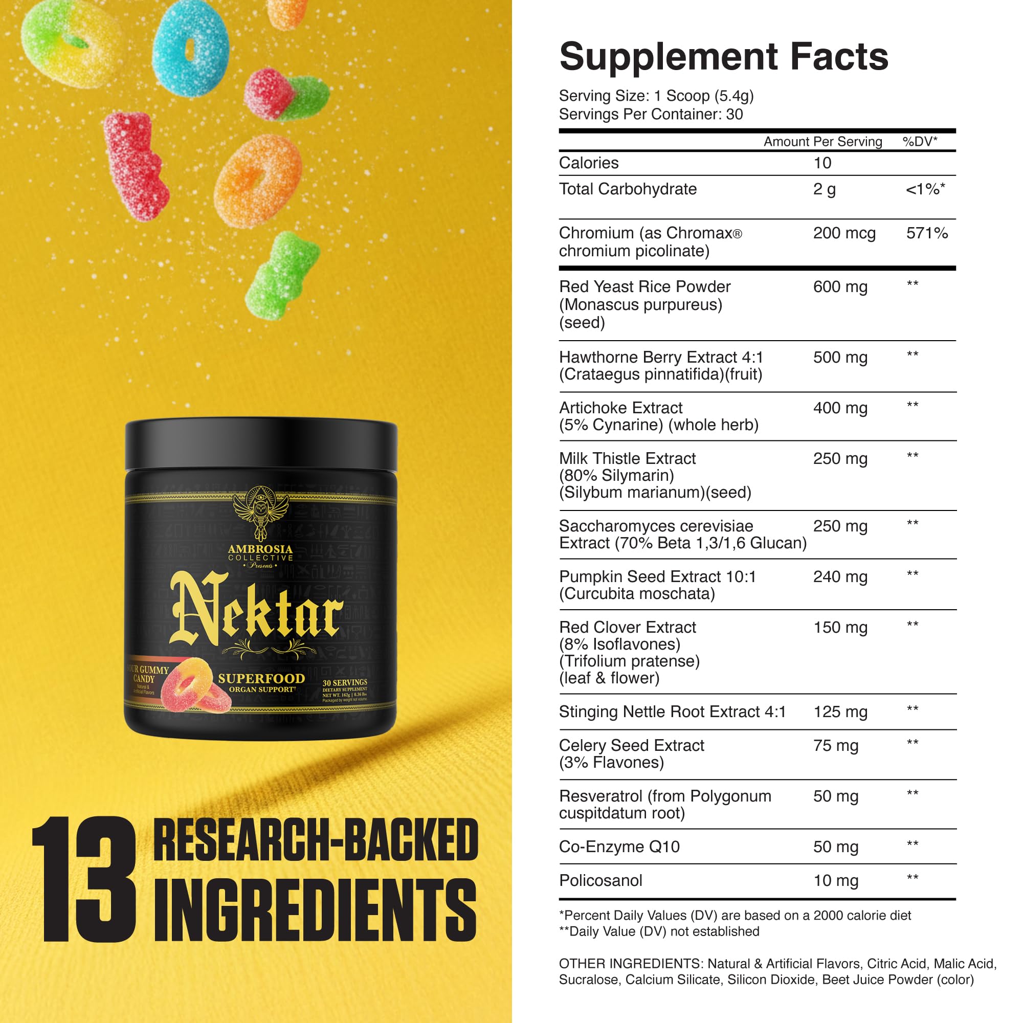 Ambrosia Nektar Superfood Powder Strawberry Lychee flavour
