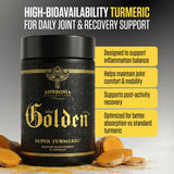 Ambrosia Super Turmeric with HydroCurc 60 capsules bottle side view