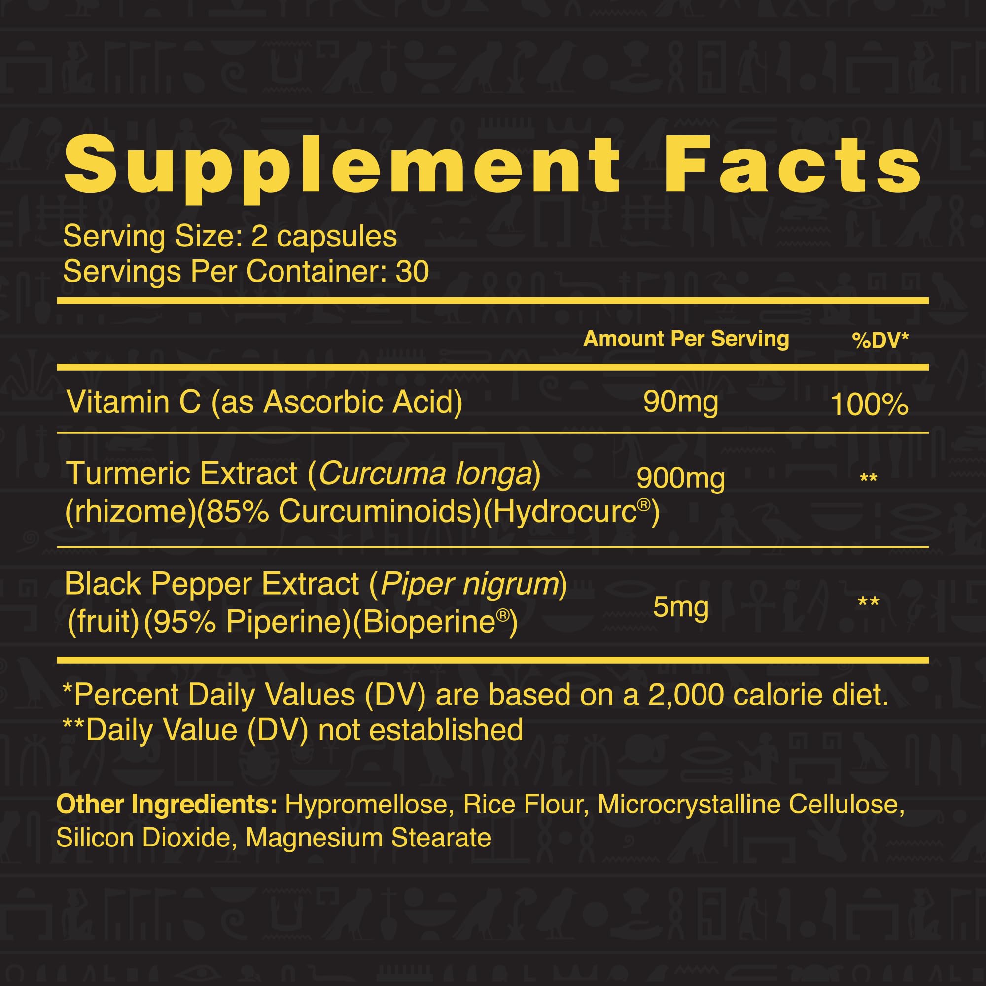 Ambrosia Super Turmeric with HydroCurc capsules displayed with greenery